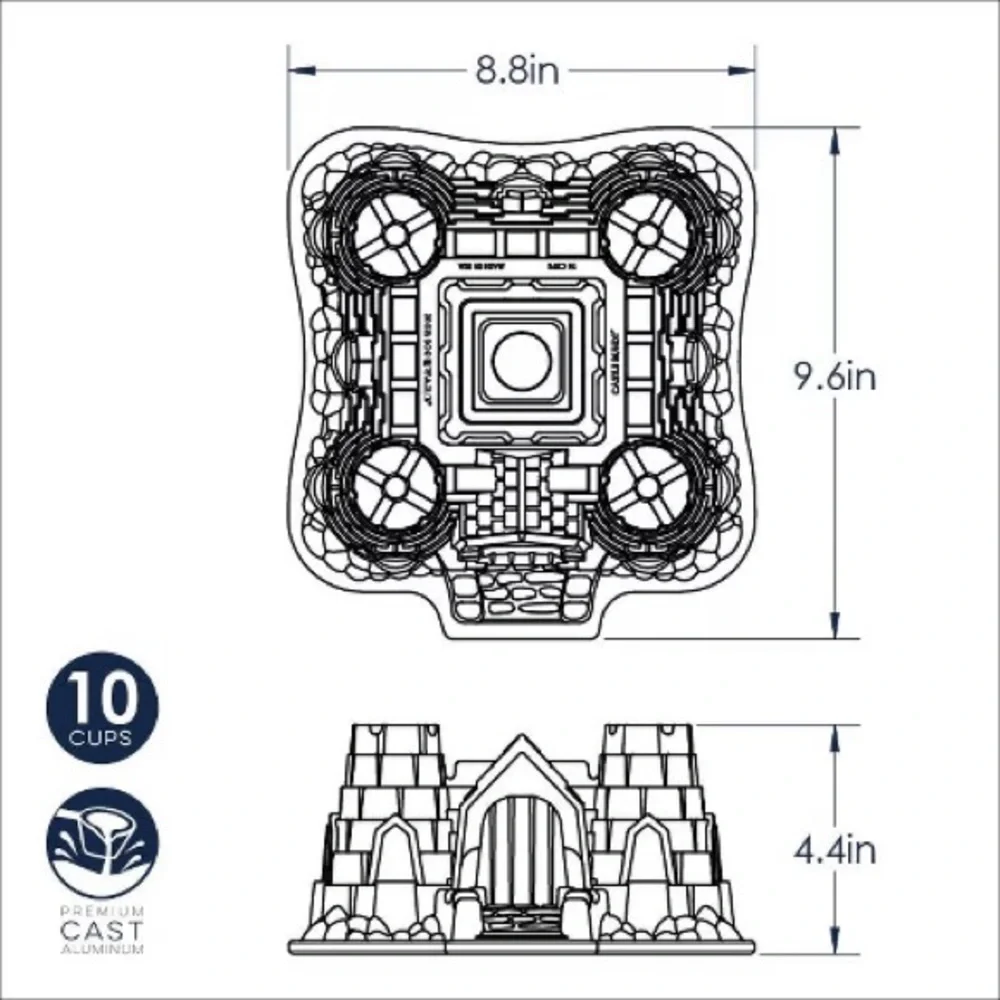 NORDIC WARE CASTLE BUNDT